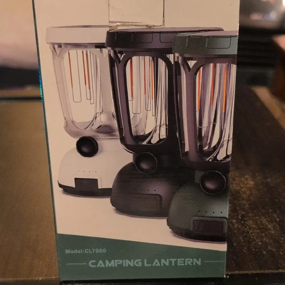 Solar LED Lantern CL7000 Hand Crank Dynamo USB Charging Water Resistant